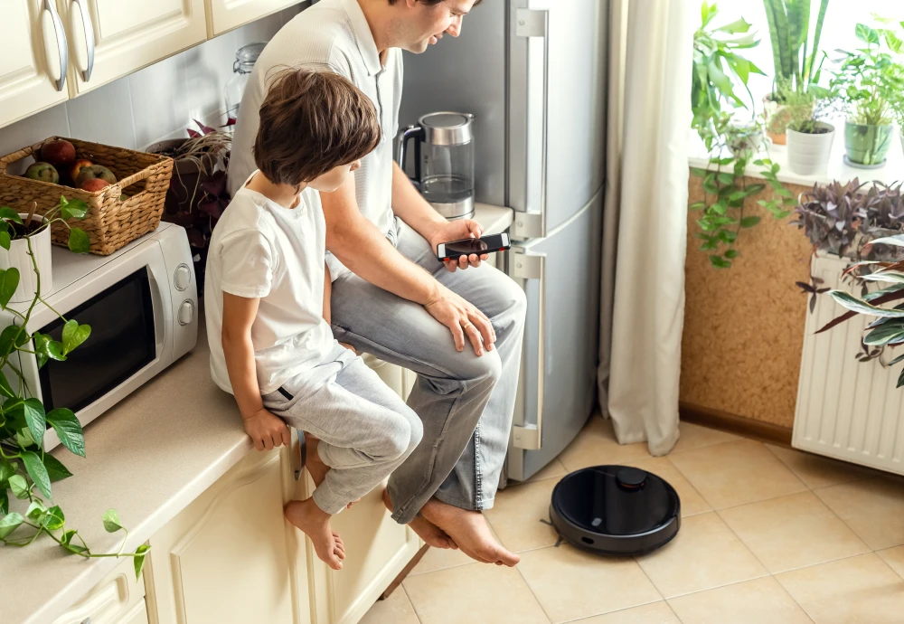 robotic vacuum cleaner with map navigation function